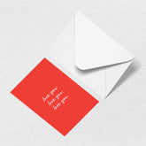 Love You Greeting Card