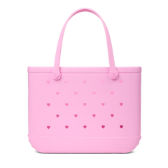 Original Bogg Bag - Cut Out Heart Pink Taffy