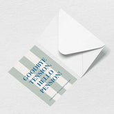 Hello Pension Greeting Card
