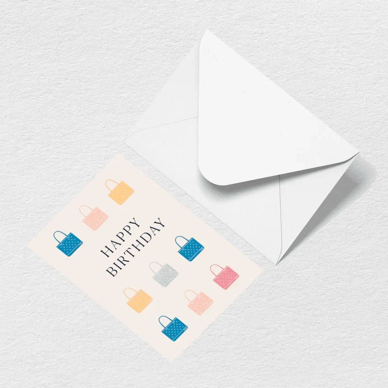 Happy Birthday Totes Greeting Card